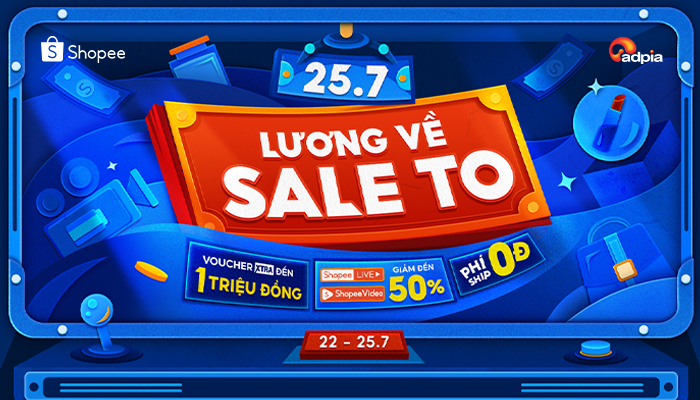 [SHOPEE] Sale cuối tháng lương về 25.06