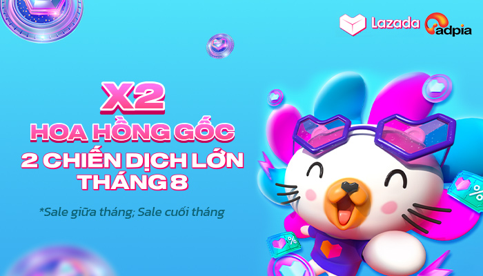 [LAZADA] X2 Hoa hồng gốc đỉnh nóc kịch trần
