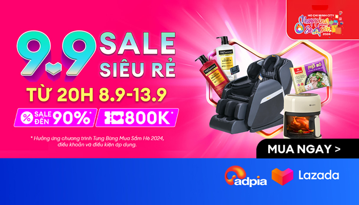 [LAZADA] 9.9 Siêu sale siêu rẻ