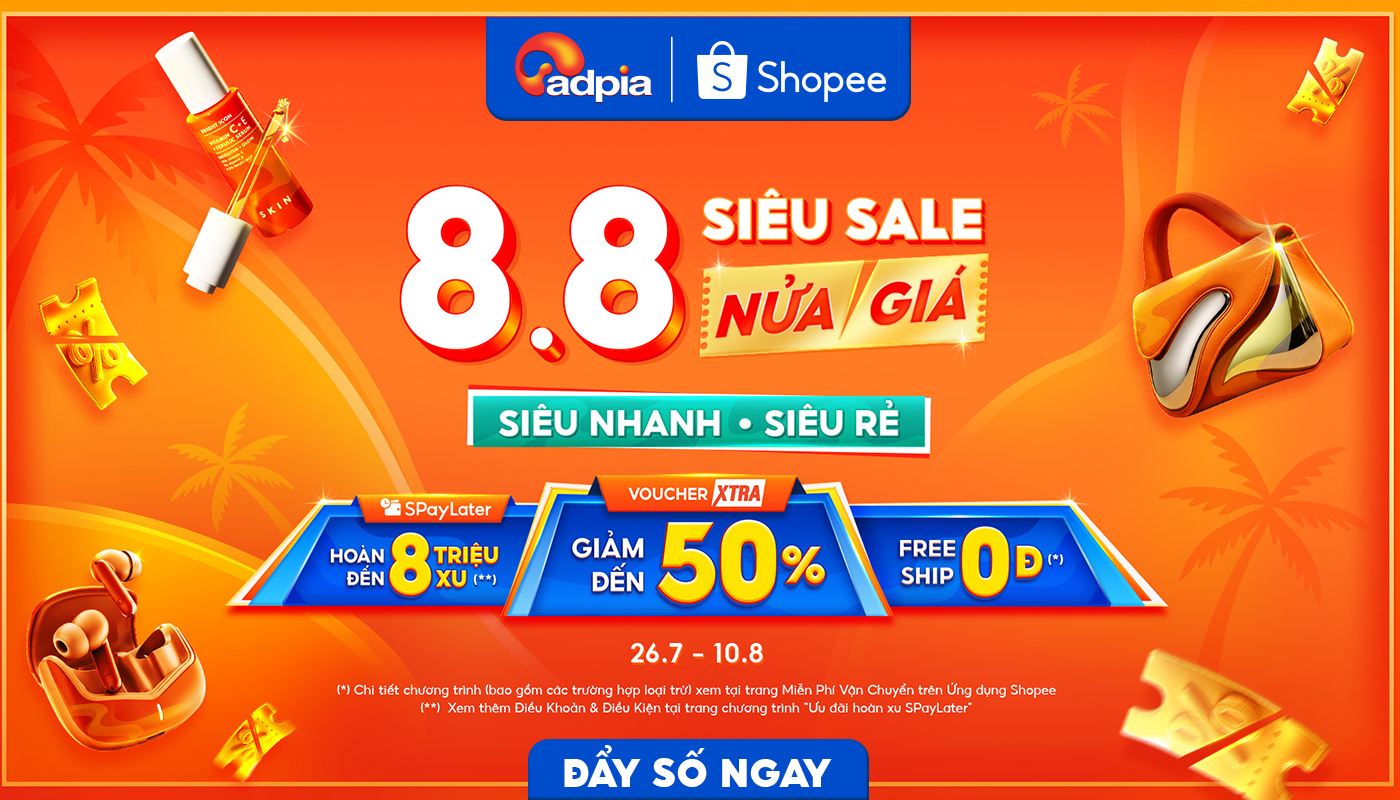 Shopee 8.8 Siêu Sale: Thời điểm vàng để Publisher gia tăng doanh thu Affiliate