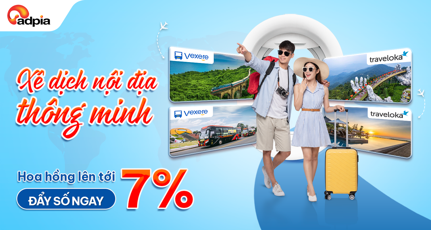 Kiếm Tiền Mùa Du Lịch Cùng Vexere & Traveloka|Hoa hồng lên tới 7%