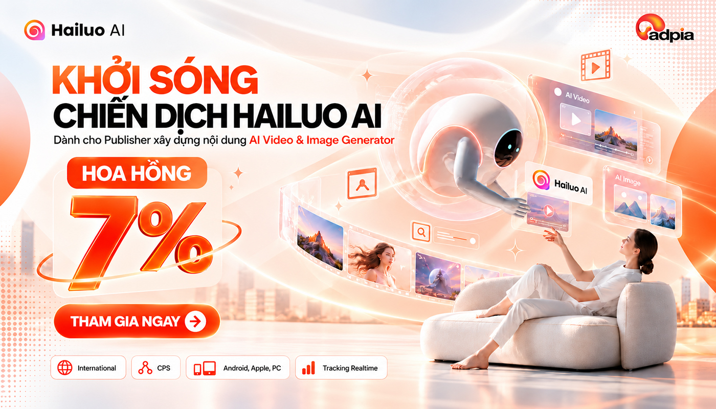 Khởi sóng chiến dịch Hailuo AI - Mở cơ hội cho Publisher với hoa hồng 7%