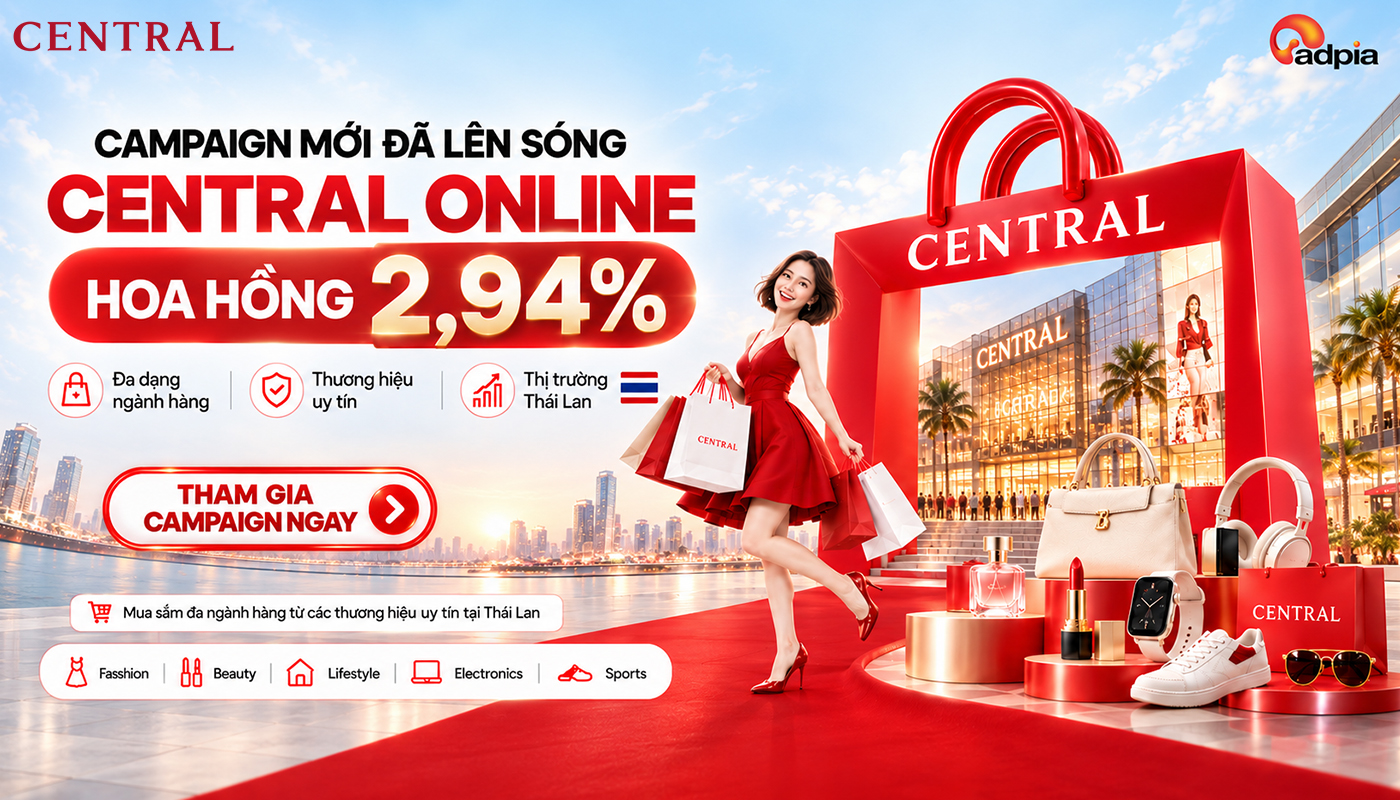 Central Online chính thức khởi sóng trên NewPub với hoa hồng lên tới 2,94%