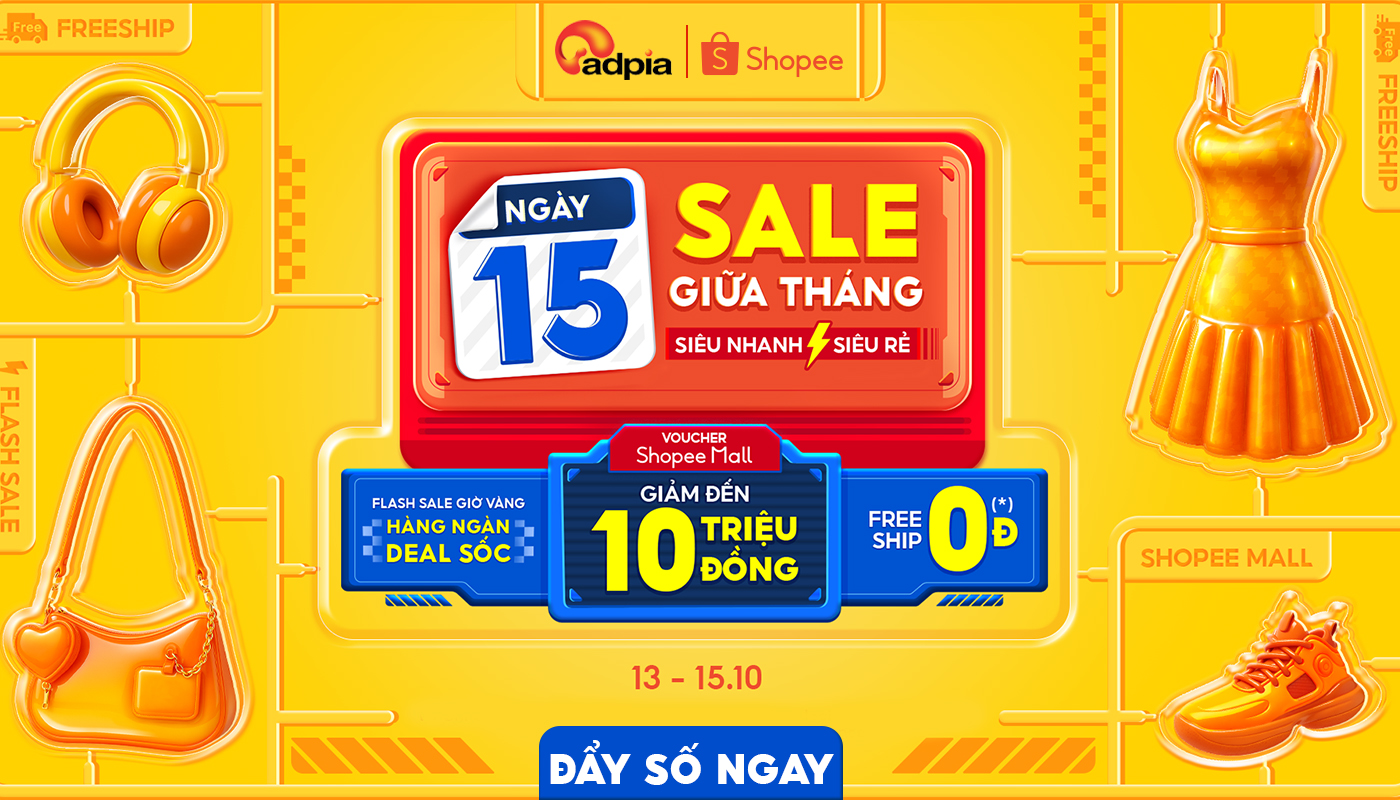 BÃO DEAL SHOPEE - SIÊU SALE GIỮA THÁNG (từ 12 - 15/10)